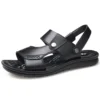 Sandália Masculina de Couro Anatômica
