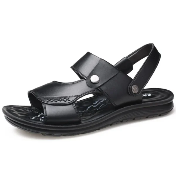 Sandália Masculina de Couro Anatômica