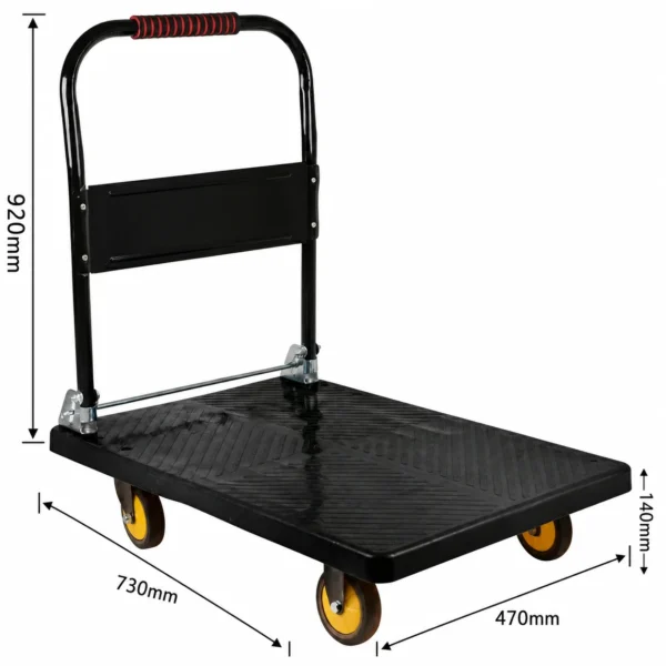 Carrinho Plataforma Dobrável Industrial 400 kg