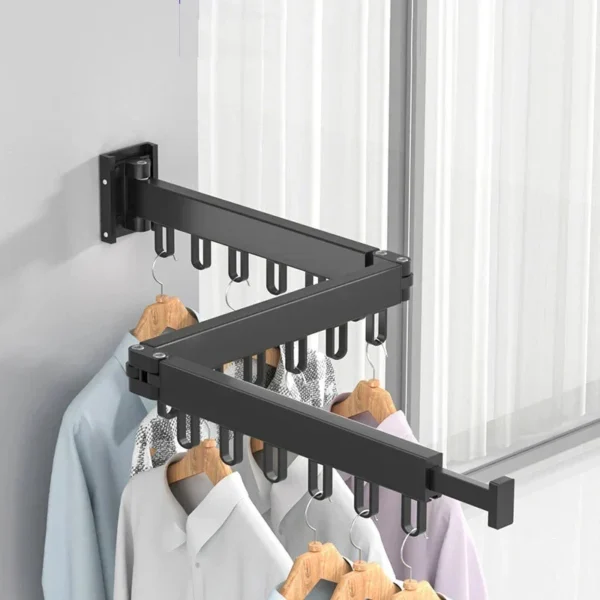 Varal Retrátil de Parede Sanfonado 59 cm