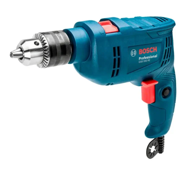 Furadeira de Impacto Bosch GSB 550 RE Professional 550W com 14 Acessórios 127V
