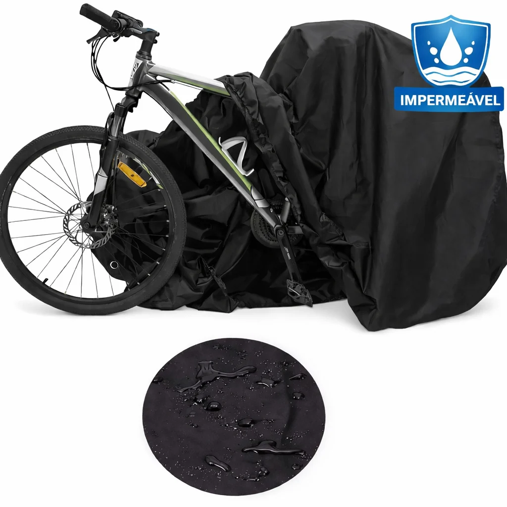 Capa Impermeável para Bicicleta com Proteção UV