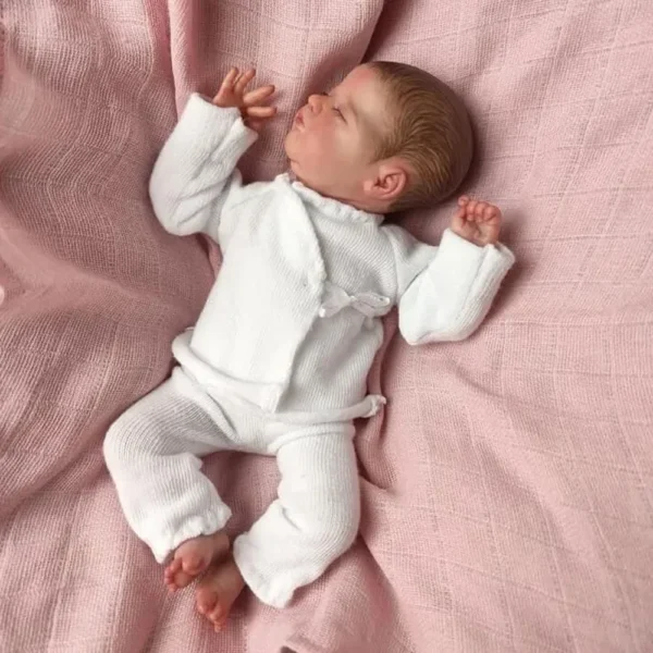 Kit Bonecas Mini Bebê Reborn com Roupinhas