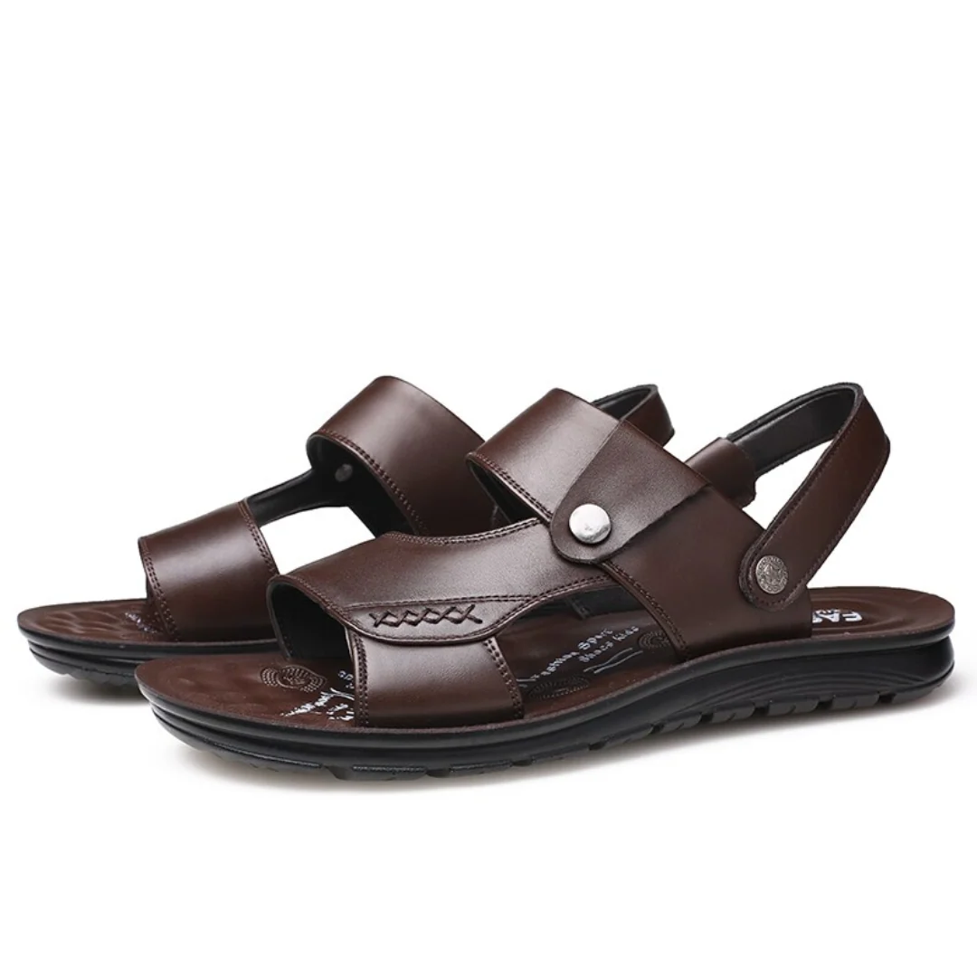 Sandália Masculina de Couro Anatômica - Imagem 6