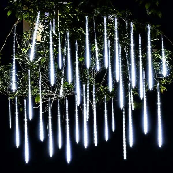 Cortina de LED Efeito Chuva 8 Tubos Bivolt
