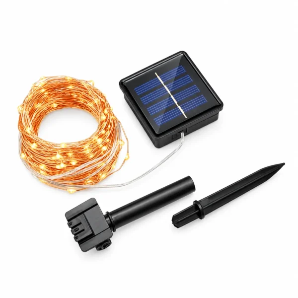 Pisca-Pisca Solar para Jardim à Prova d'Água